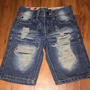 Distressed Jean Shorts - Boys